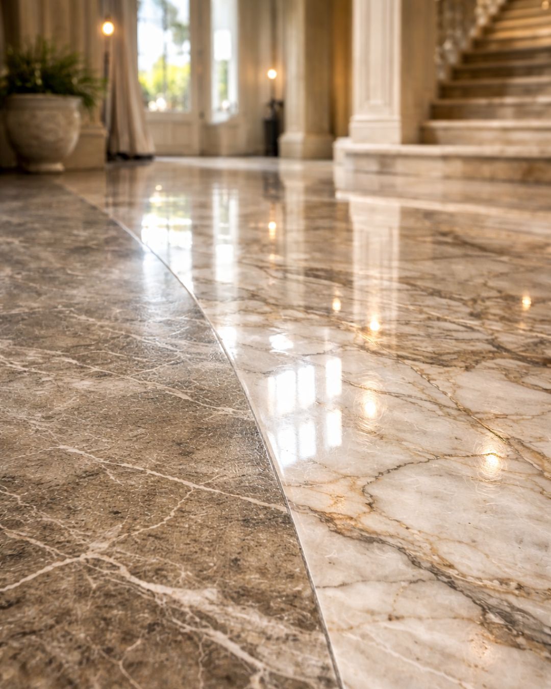 Marble Polishing Process